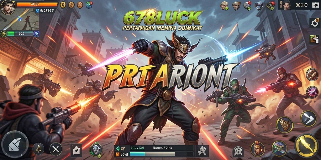 Screenshot menampilkan aksi seru dalam gameplay 678LUCK yang menegangkan.