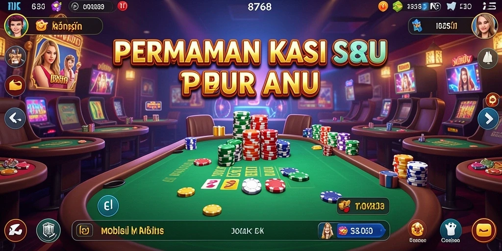 Screenshot utama dari gameplay Kasino 8768 yang menarik.