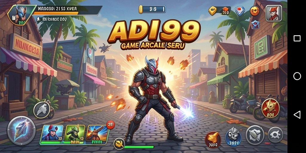Tampilan gameplay ADI99 yang seru dan menarik.
