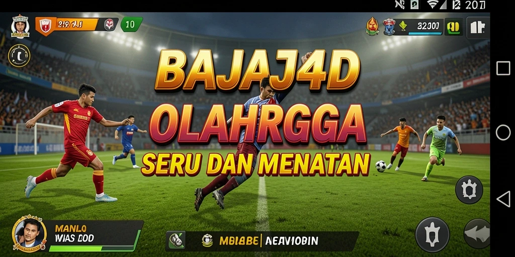 Tampilan gameplay seru dalam BAJAJ4D yang menggambarkan aksi olahraga.
