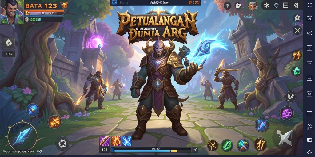 Tangkapan layar gameplay BATA123 yang menampilkan pertarungan seru dalam dunia ARPG.