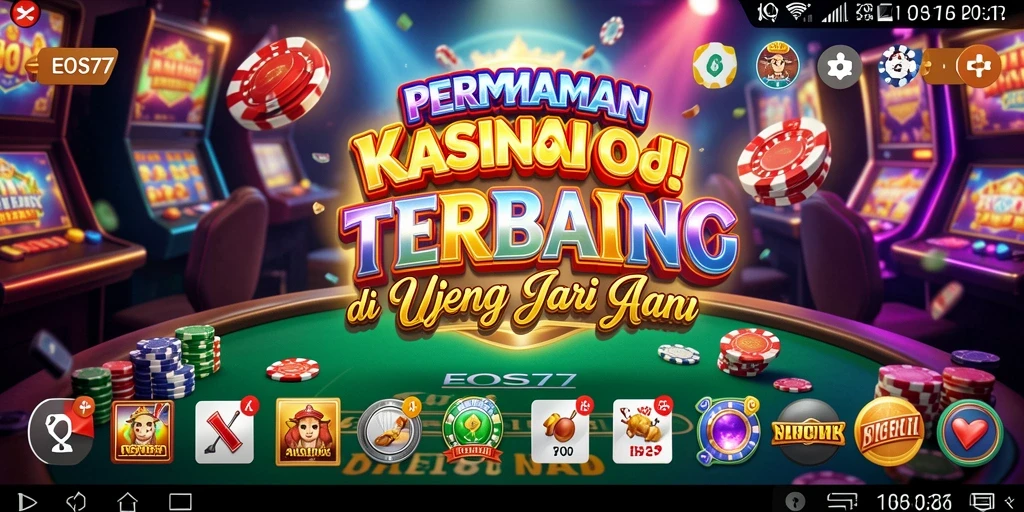 Tampilan menarik dari gameplay Kasino EOS77.