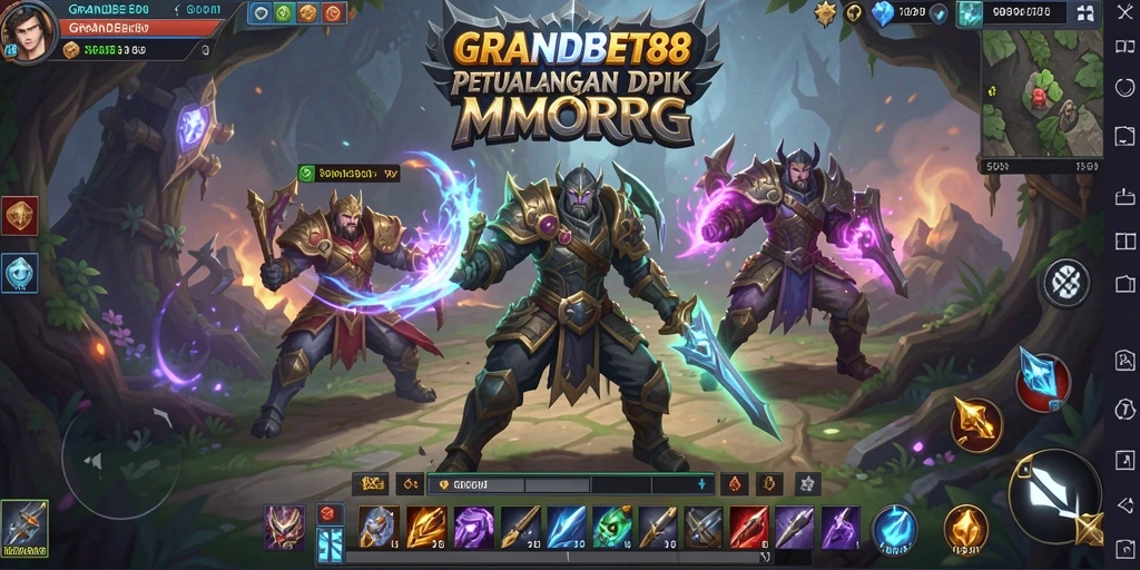 Gameplay mendebarkan dalam dunia MMORPG GRANDBET88.