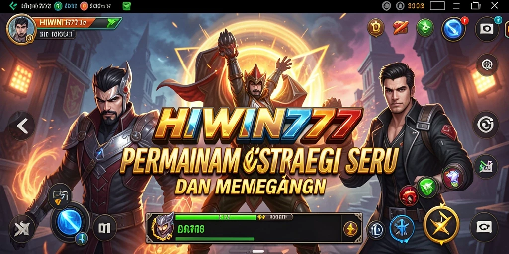 Tampilan screenshot gameplay yang menampilkan strategi dan pembangunan kerajaan.