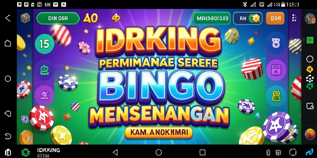 Tampilan gameplay seru dalam permainan Bingo IDRKING.