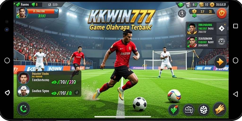 Screenshot gameplay KKWIN777 yang menampilkan aksi olahraga yang mendebarkan.