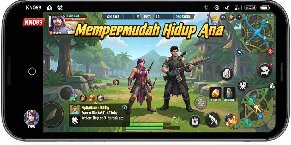 Tampilan antarmuka KNO89 yang intuitif dan praktis.