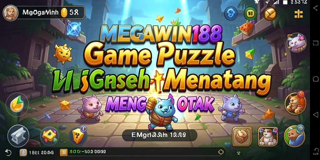 Tampilan gameplay Puzzle menarik dari MEGAWIN188.