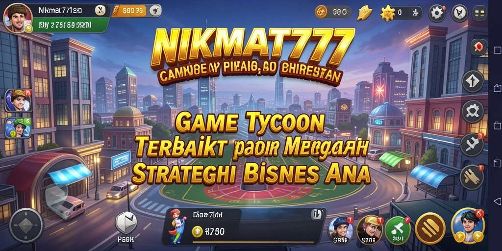 Tampilan gameplay NIKMAT777 yang menantang dan seru di dunia Tycoon.