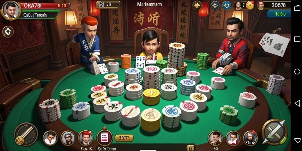 Gameplay QiuQiu yang seru di ORA78 dengan tampilan yang menarik.