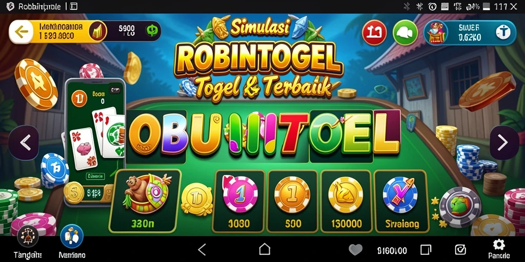Tampilan gameplay ROBINTOGEL yang menarik dan interaktif.