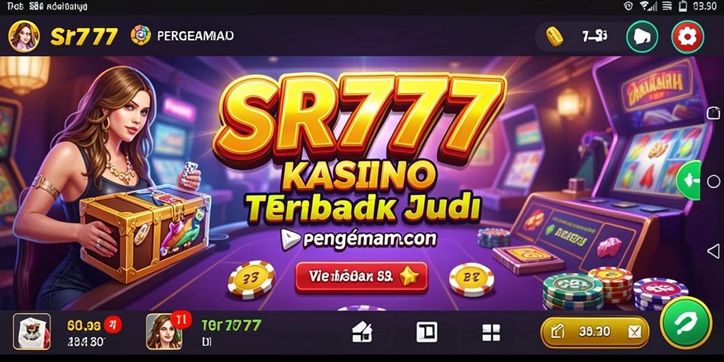 Tampilan menarik dari gameplay Kasino SR777 yang mendebarkan.