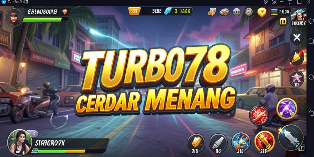 Tampilan utama fitur gameplay dalam TURBO78 yang menarik.
